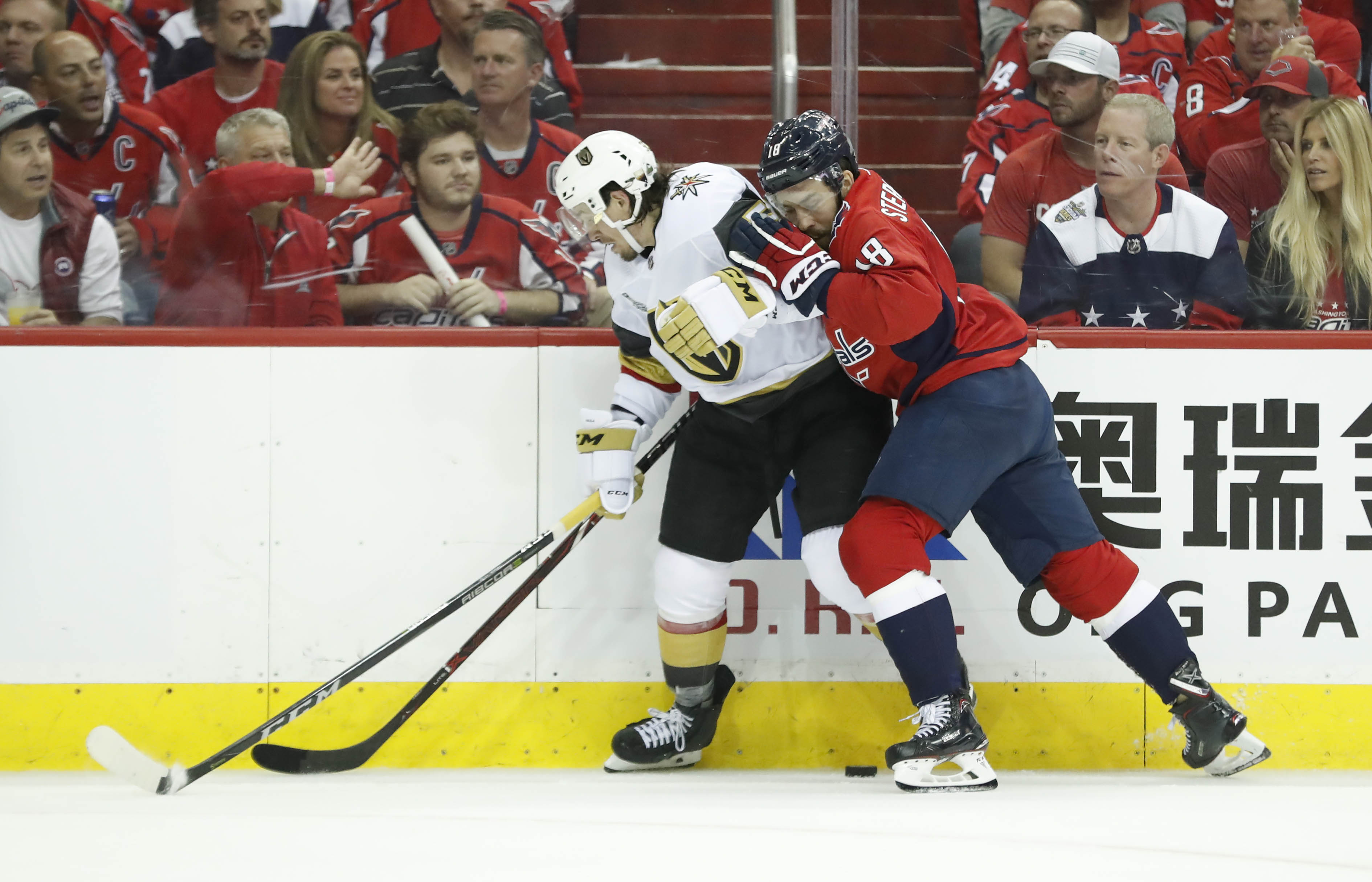 The Capitals are throttling Golden Knights with smothering team defense.