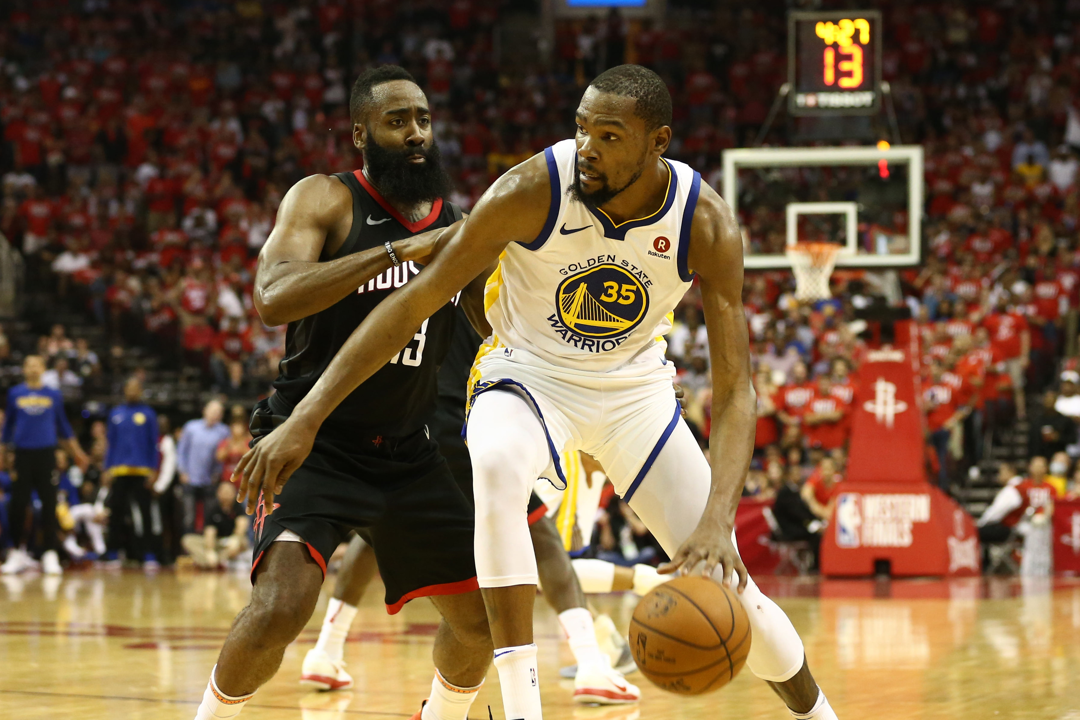 Kevin Durant took it to the Houston Rockets in Game 1 of their series.