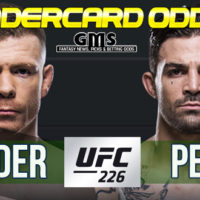 UFC 226 Undercard Odds