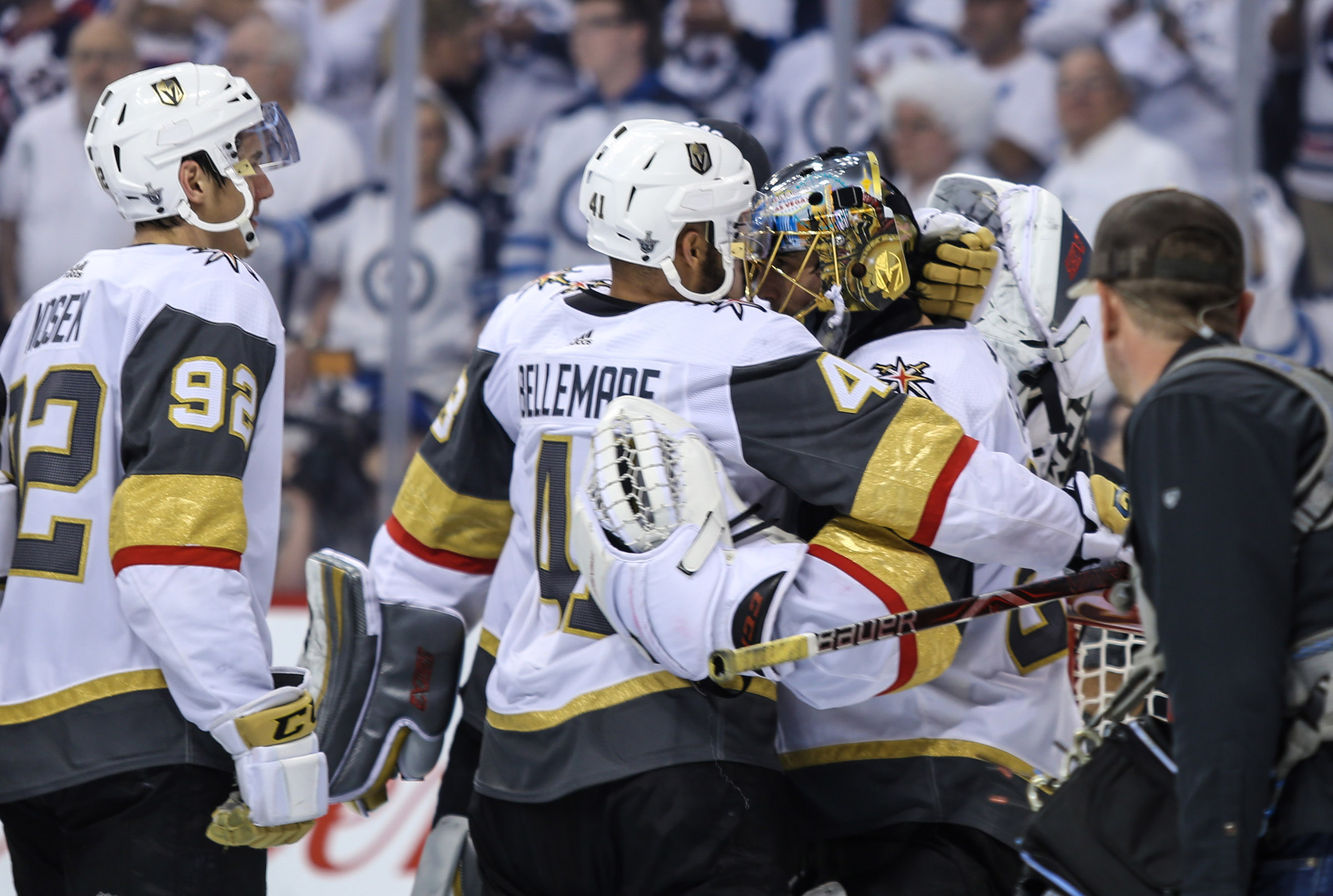 Vegas celebrated its Western Conference title, but it wants the Stanley Cup.