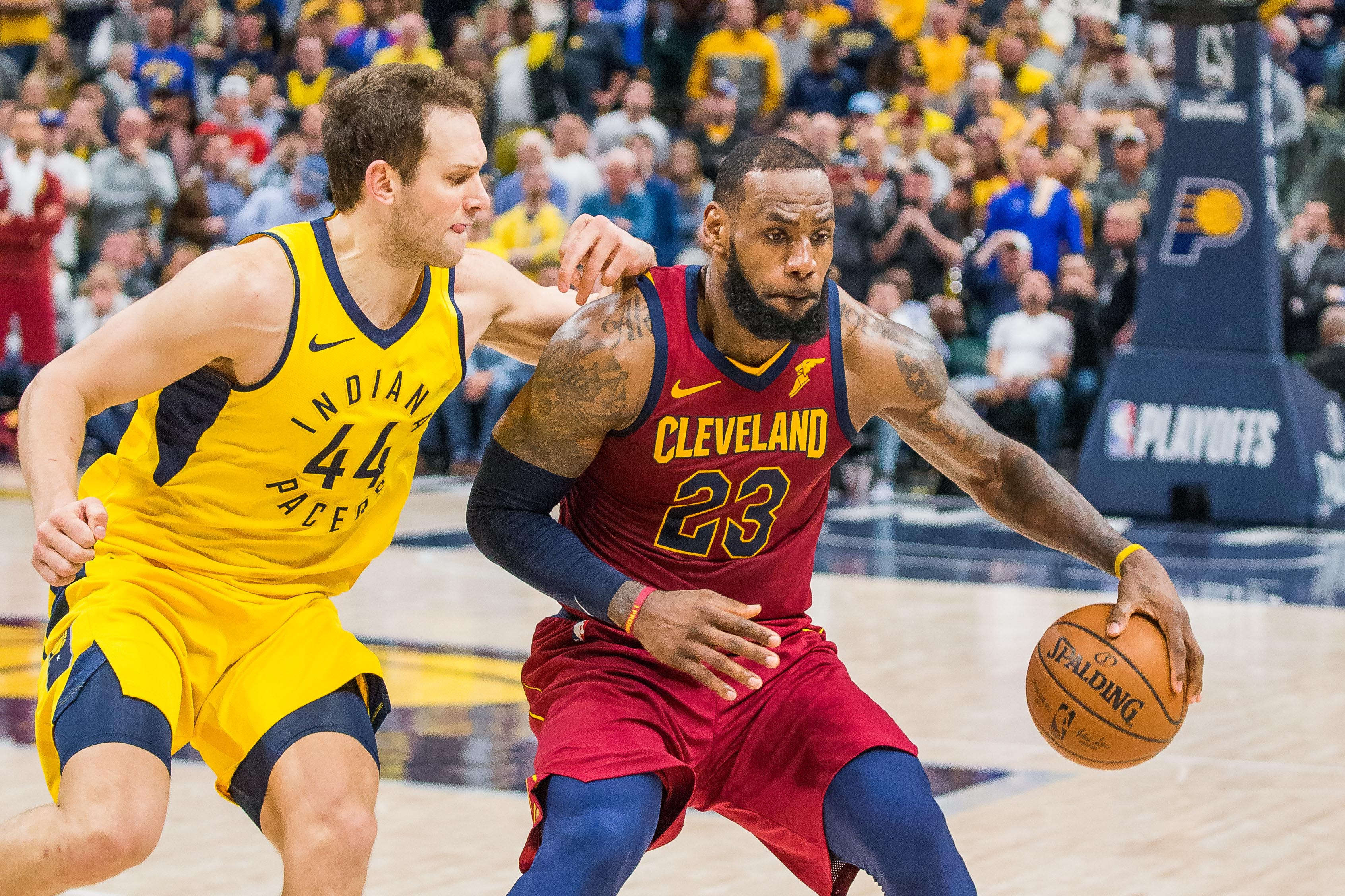 It wasn't easy, but LeBron James kept the Cavaliers viable in the NBA playoffs.