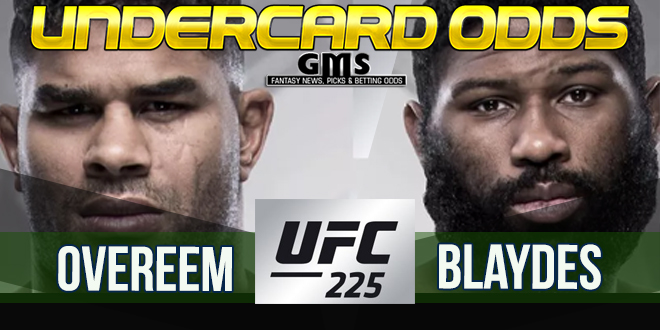 UFC 225 Undercard Odds