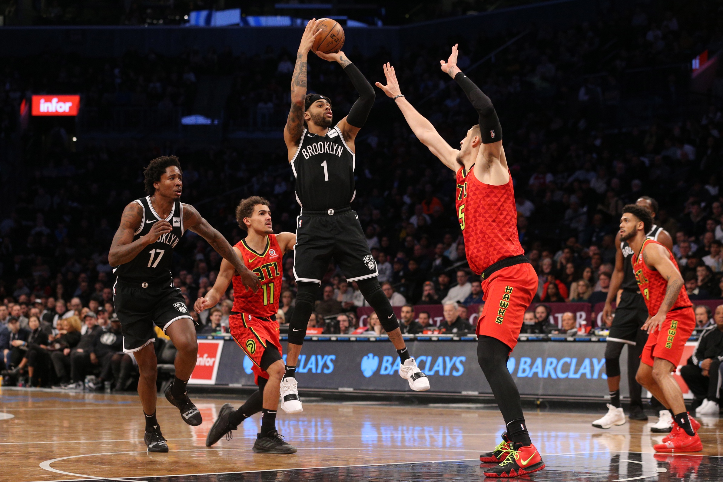 Brooklyn Nets point guard D'Angelo Russell